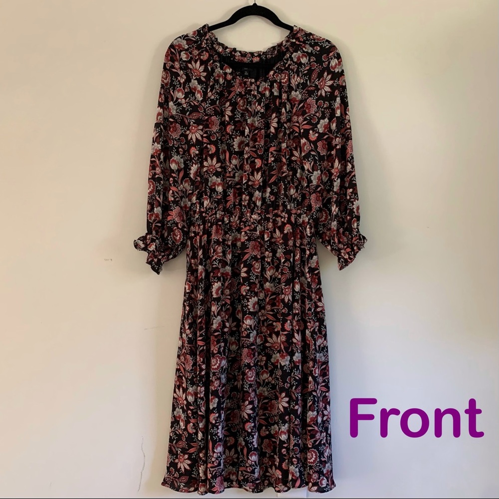 Talbots Floral Midi Dress MP NWT